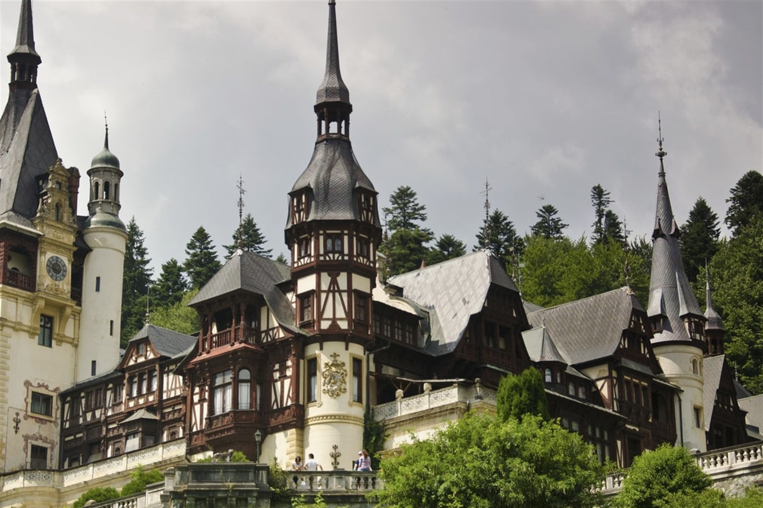 Open hills and layered sky in warm evening light