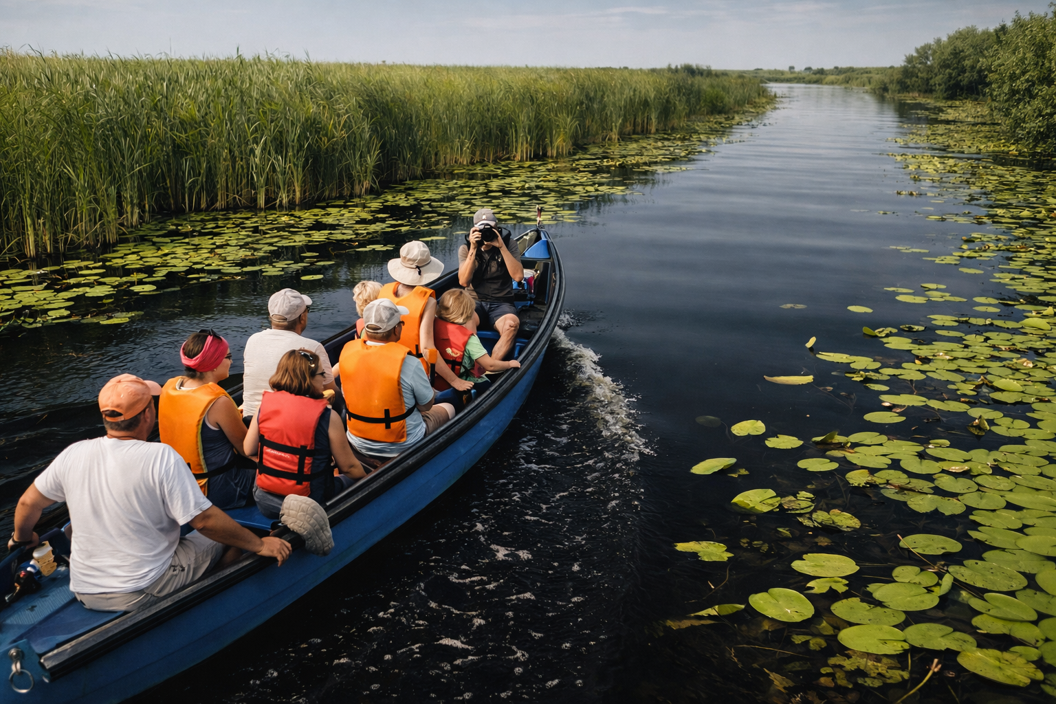Travel scene with open space and natural light