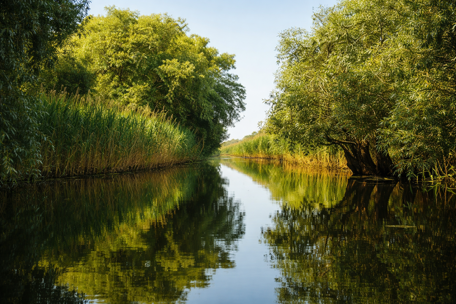 Regional view with open horizon