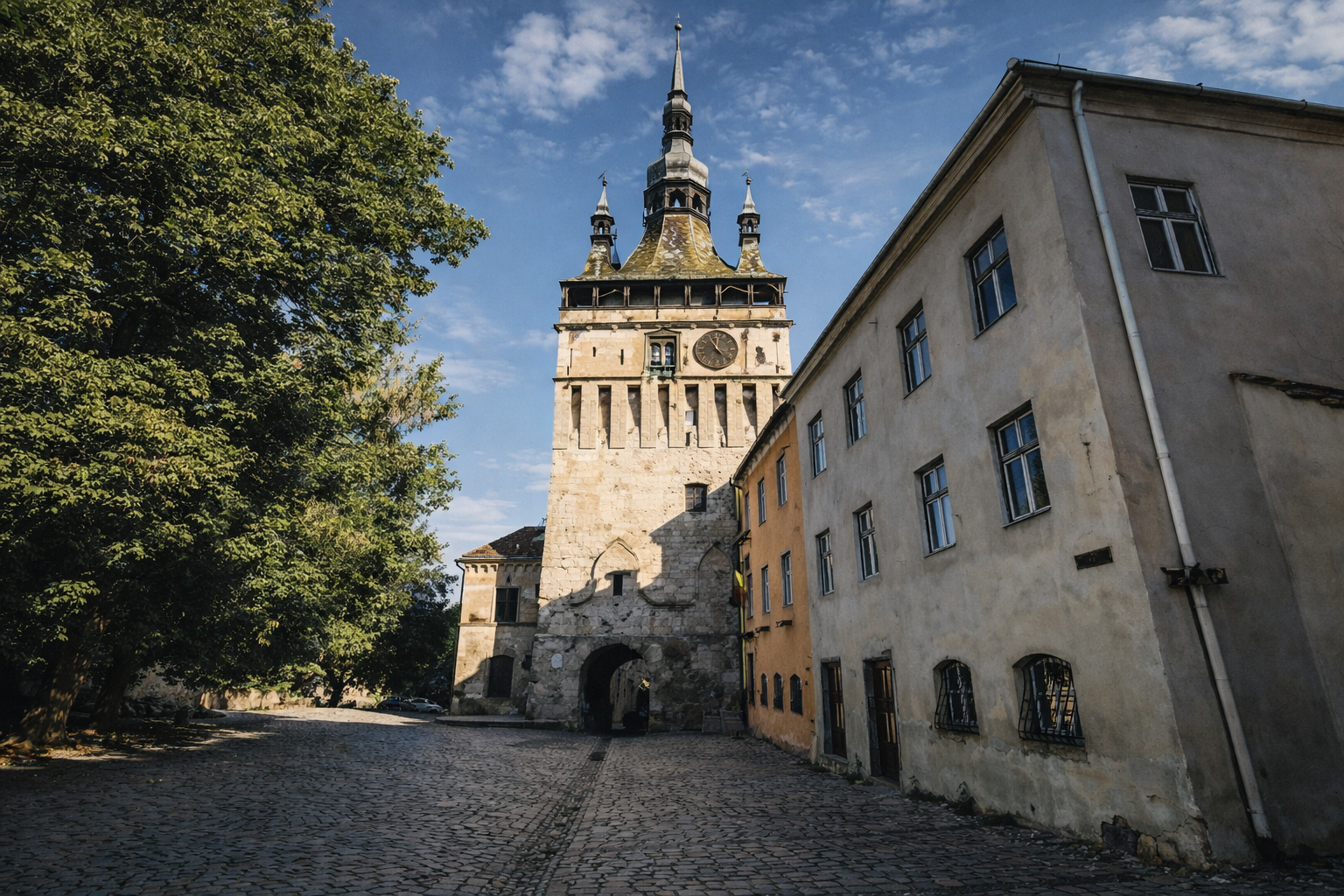 Travel scene with open space and natural light