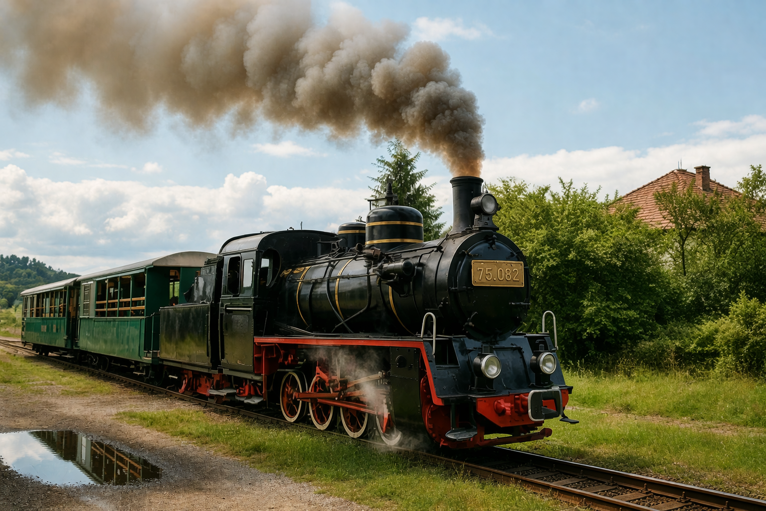 Lakeside promenade and surrounding trees